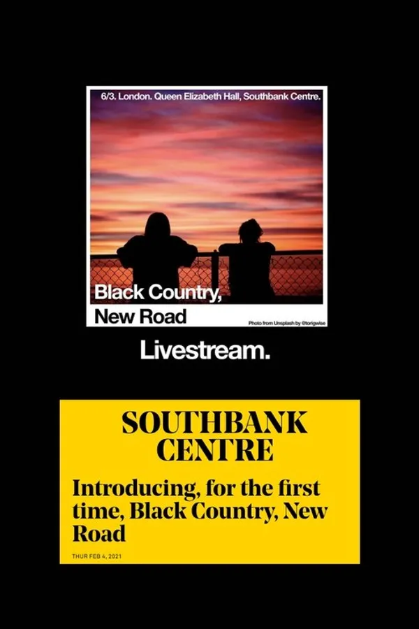 Black Country, New Road - 'Live from the Queen Elizabeth Hall'