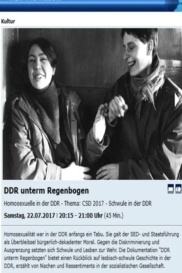 DDR unterm Regenbogen