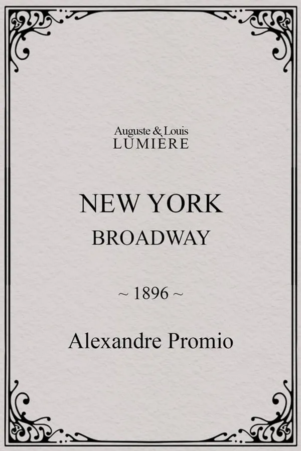 New York, Broadway