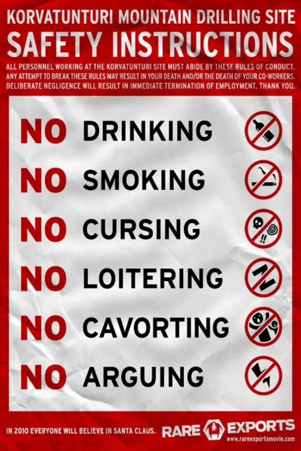 The Official Rare Exports Inc. Safety Instructions 2005