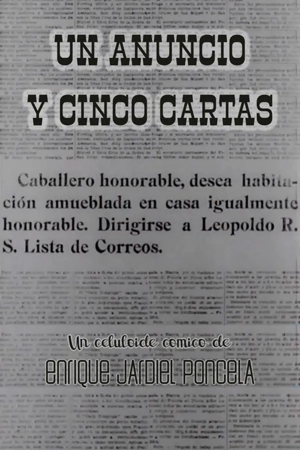 Un anuncio y cinco cartas